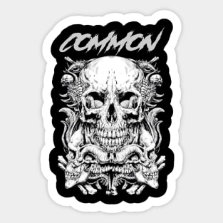 COMMON RAPPER MUSIC Sticker